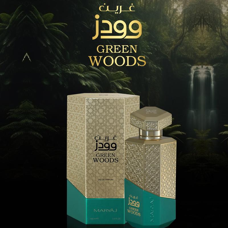 Maryaj Green Wood - Long Lasting Perfume for Men and Women - Cologne for Men and Women - Spicy, Floral, Amber Fragrances - Eau de Parfum - 3.4 oz