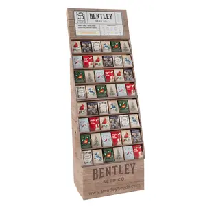 500 Piece Holiday Favor Seed Packet Retail POS Corrugated Display