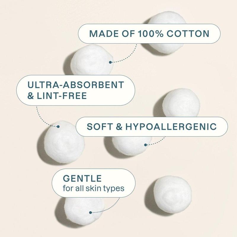 Super Jumbo Cotton Balls for Daily Makeup and Polish Cleansing