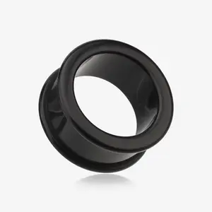 A Pair of Flexible Silicone Double Flared Ear Gauge Tunnel Plug