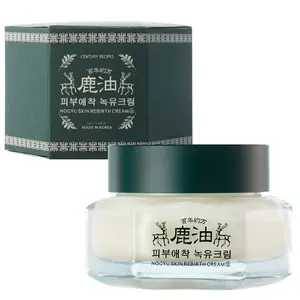 Century Recipes NOGYU Skin Rebirth Cream 50ml - Korean Moisture Barrier with Deer Oil & Centella for Sensitive Skin