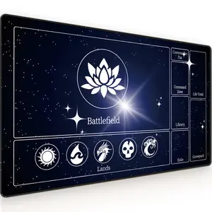 Board Game Card Mat, 3mm Gaming Mouse Pad, Premium Multipurpose Mousepad, Starry Sky Pattern, Magic: the Gathering, Collectible Card Game Mat, Non-Slip Base, Suitable for Card Games