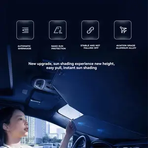 car windshield sun shade Front Window Cover Full Coverage Sun Protection Shield Summer Heat Blocker UV Resistant Foldable Auto Sun Visor for Vehicles