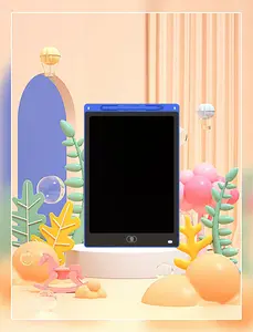 LCD Writing Tablet 8.5 Inch 24pcs Electronic Writing Drawing Pad Portable Doodle Board Gifts for Kids Office Memo Home Whiteboard Black