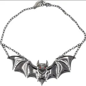 Goth Bat Necklace