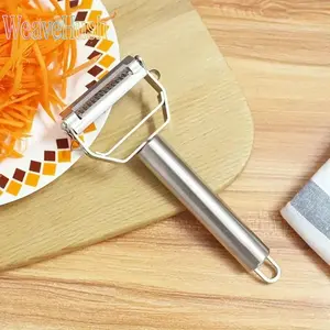 2026 Hot Sale Stainless Steel Fruit Vegetable Slicer, Portable 3-in-1 Peeler Cutter, Multifunctional Kitchen Gadget for Vegetables & Fruits, Easy to Clean Reusable Food Chopper, Perfect Summer & Housewarming Gift for Mom Friends