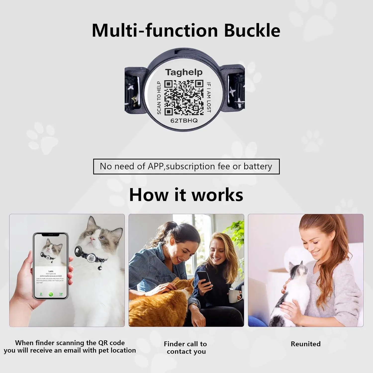 Breakaway Safety Cat Collar with QR Code ID Tag, 2 Pack Reflective Lightweight Kitten Collars – Silent Durable Collar with Online Pet Info Profile, Blue Breakaway Safety Cat Collar with QR Code ID Tag, 2 Pack Reflective Lightweight Kitten Collars – Silent Durable Collar with Online Pet Info Profile, Blue