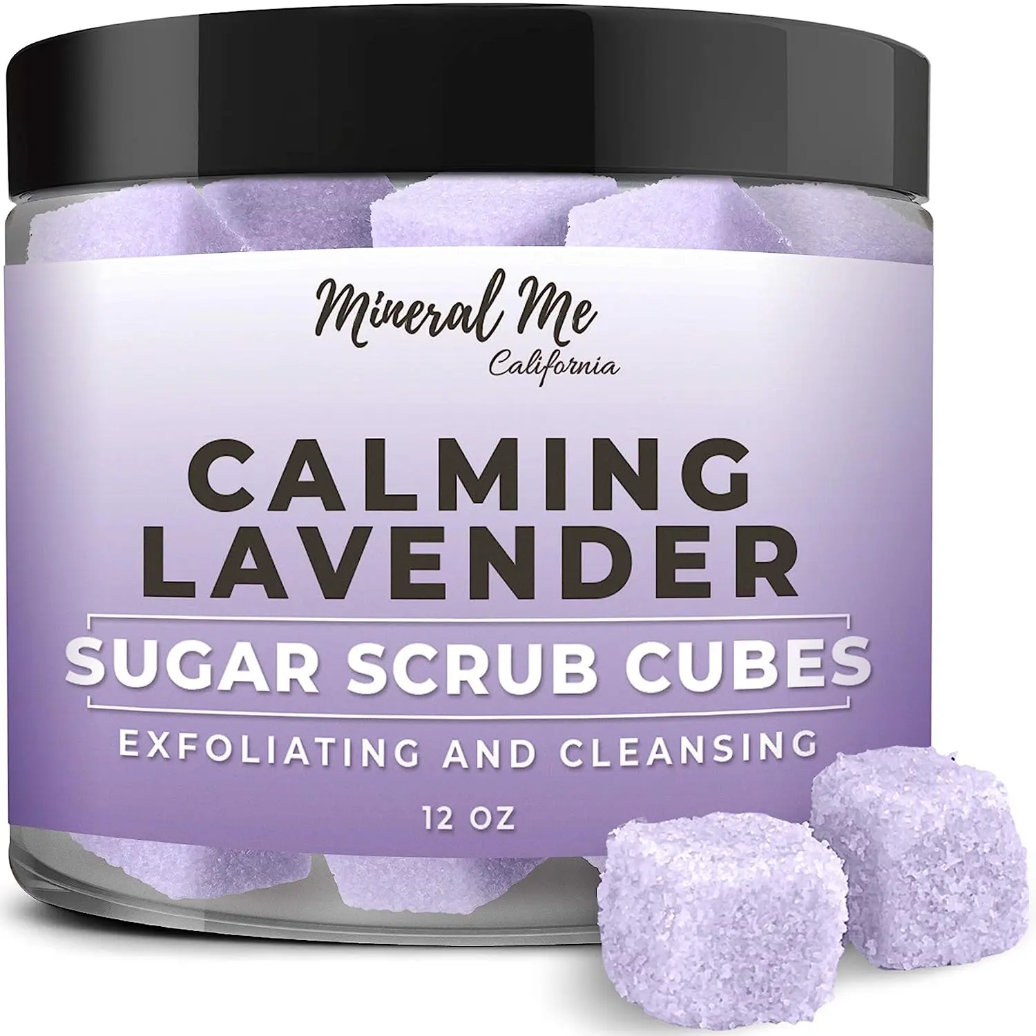 Sugar Scrub - Lavender Body Scrub Cubes - Lavender Sugar Scrub