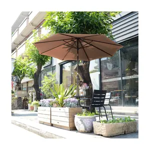 Pure Garden 9-Foot Patio Umbrella Easy Crank Ta ble Umbrella