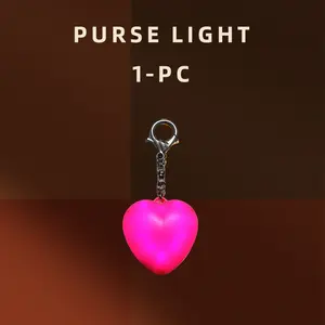 Touch Sensing Light Keychain Pendant Heart Shape Purse Light 1-PC China Made Tote Bag Backpack with Innovative Design