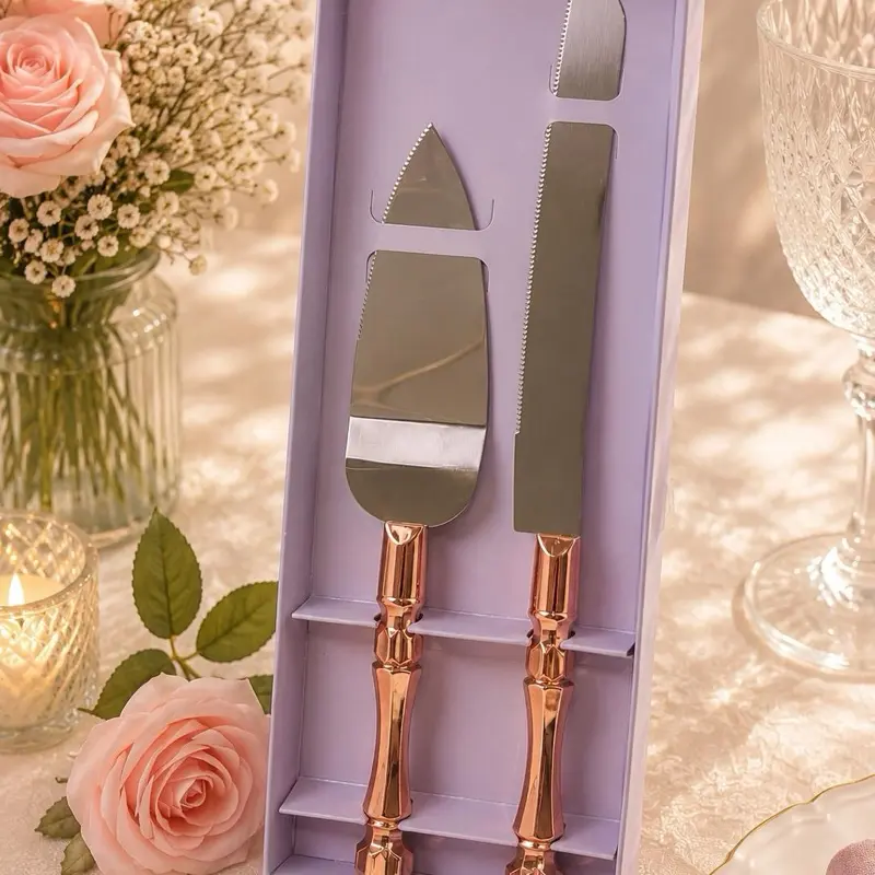 Wedding cake knife and server, cake cutting set