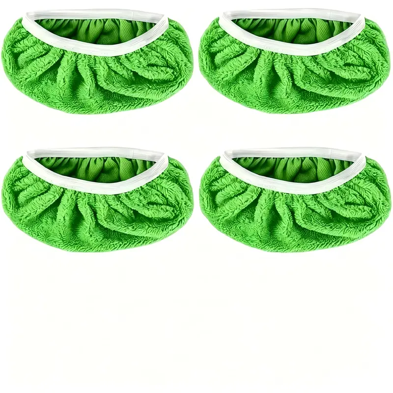 Replacement Microfiber Mop Pads (4/6 Pack) - Washable, Super Absorbent Polyester Refill Cloths, Dry/Wet Use, Adjustable Bag-Included Floor Cleaning Pads Compatible with Most Flat, Hardwood Floor Mops for Kitchen/Living Hardwood, Ceramic Tile