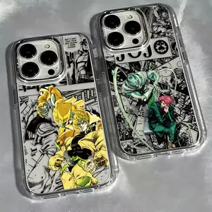 Anime Western Style Character Phone Case for iPhone 17 16 15 14 13 12 Pro Max, Glossy Clear Space Cover, Anime Lover Gift