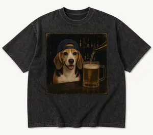 Comfort Colors 50+ Dog Breeds Available Beer Shirt, Vintage 90s Funny Edgy Dog Meme Tee, Unisex Fit Design,Casual Streetwear,Gift for Dog Lovers tshirt T-shirt Retro