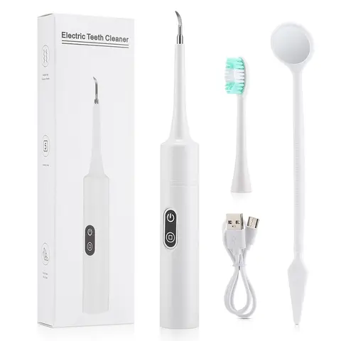 Electric Tooth Cleaning Brush, Portable Oral Care Kit with Replaceable Head and 5 Modes, Ipx6 Waterproof Rechargeable Dental Tool, Rechargeable Toothbrush, Rechargeable Electronic Toothbrushes