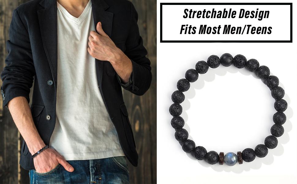 Handmade Gifts for Boys/Men-Love/Strength-Natural Gemstone Bracelet for Son Grandson Dad Boyfriend Husband Brother Nephew Uncle Handmade Gifts for Boys/Men-Love/Strength-Natural Gemstone Bracelet for Son Grandson Dad Boyfriend Husband Brother Nephew Uncle