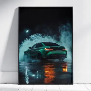 BMW G80 M3 Competiton print, Super car, Automotive wall art, Hyper car, BMW M3 wall art, German super car, BMW poster