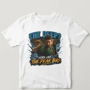 Retro Sea Guardian T-Shirt, The Deepp The Peak Sweatshirt, Vintage Hero Aesthetic Hooodie, Unisex Comic Style Apparel, Gift for Fan