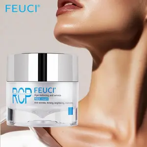 FEUCI Collagen Boost Neck Cream - Visibly Reduces Crepiness Enhances Skin Elasticity with Hydrolyzed Collagen & Acetyl Hexapeptide-8 for Firm Smooth Appearance - Care