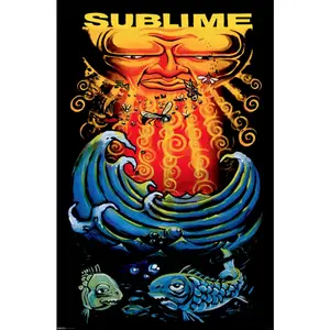 Sublime Sun and Fish Poster