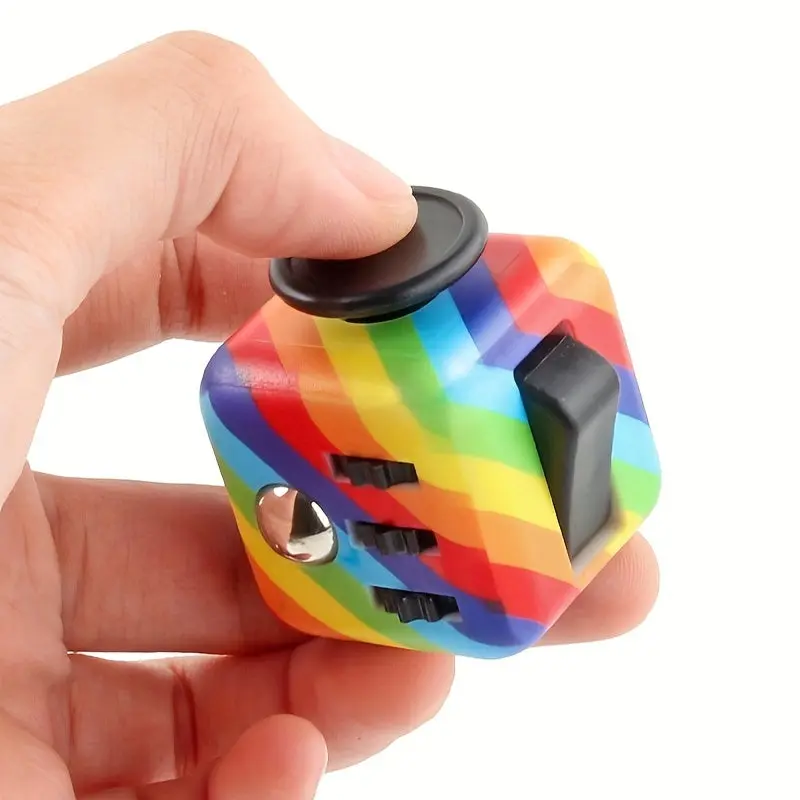 Magic Cube Decompression Set Infinite Magic Cube Dice Novelty Release Toy，Creative Cube Toy, Stress Anxiety Pressure Relieving Toy, Great For Adults And Children