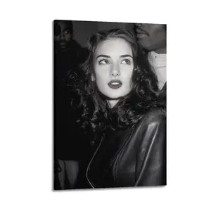 Winona Ryder Modern Art Deco Painting Art Poster Wall Decoration Wall Poster Art Wall Rich Art Painting Corridor Art Painting Decoration Frame-Style Vintage Prints Artistic