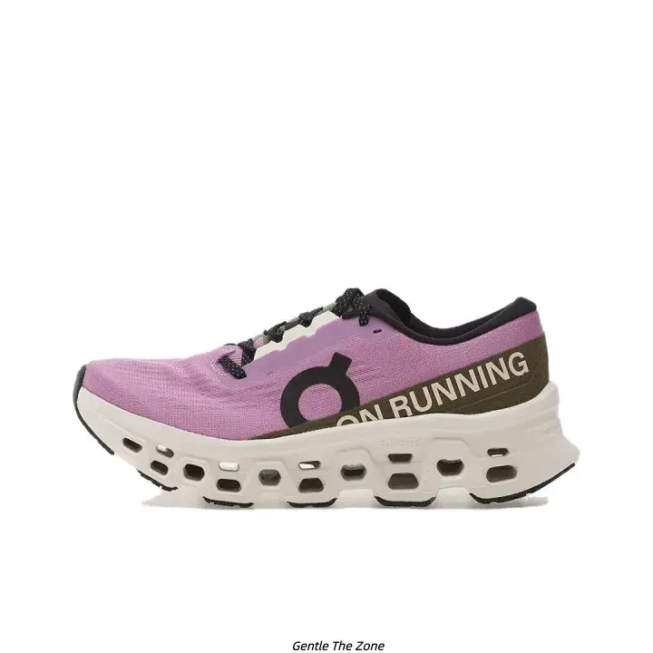 Lilac Purple Olive Green Contrast Honeycomb Mesh Low Top Running Sneakers for Men Women, Hollow Segmented Wave Cushion Midsole Anti-Slip Road Training Breathable Lightweight Athletic Walking Shoes