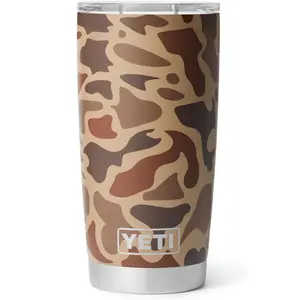 YETI Rambler 20 oz Stainless Steel Vacuum Insulated Tumbler wMagSlider Lid, Camo color