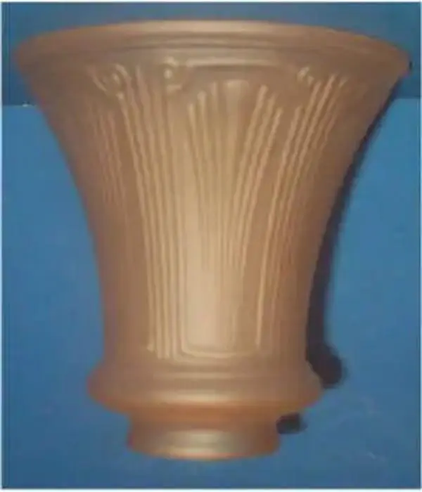 61891 Glass Electrical Lamp Shade – 5½" Spread, 5¼" Height, 2¼" Fitter