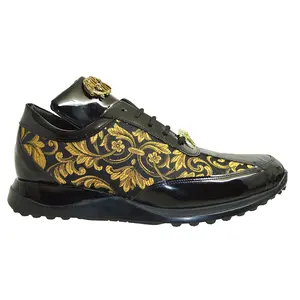 Mauri 8514 Patent Leather & Fabric Sneaker