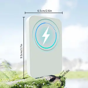 Magnetic Power Bank 20000mAh, Wireless Portable Charger with Stand, 15W Fast Charging Magnetic Battery Pack USB-C, LED Display for iPhone 16/15/14/13/12/Pro/Pro Series