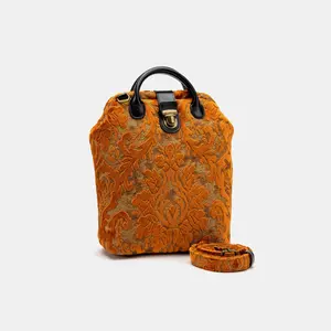 Burnout Velvet Orange Everyday Backpack
