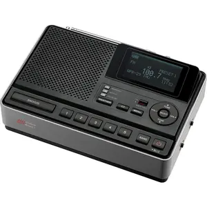 CL-100 NOAA, S.A.M.E and Public Alert Certified Weather Alert Table-Top Radio with AM/FM-RBDS, and EEPROM  Up for Preset Stations
