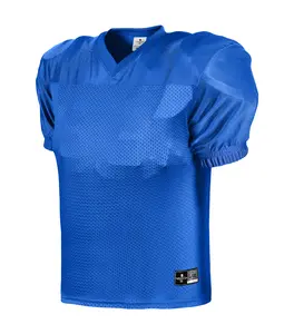 Exxact Sports Boys Football Jersey - Youth Football Practice Jersey, Football Practice Apparel, Football Jerseys for Kids (Royal Blue)