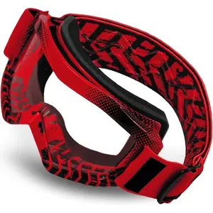 L-SGL009  Kid Riding Goggles for ATV Dirt Bike Motorcycle Motorcross MX, Youth Dirt Bike Goggles for Kids 3-12 with Soft Strap