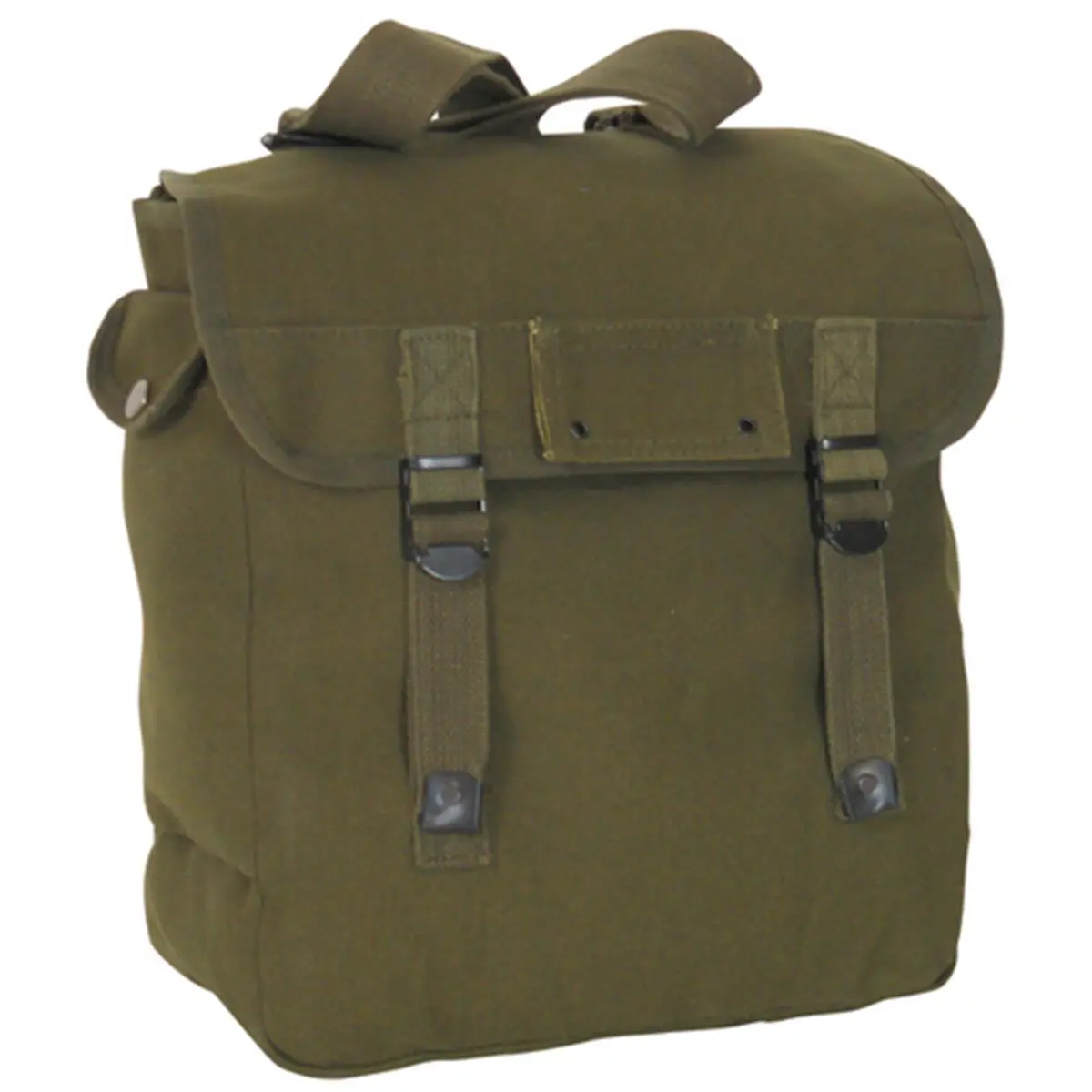 212 MAIN Fox Outdoor Jumbo Musette Bag, Functional Backpack with Adjustable Shoulder Strap, Backpack Flap with Closure Straps