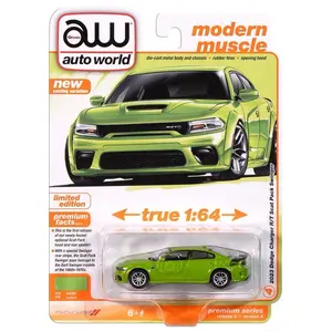 Auto World 1:64 2023 Dodge Charger Swinger R/T Scat Pack – Sublime – Limited Edition