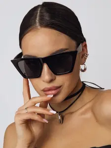 Women's Plastic Cat Eye Glasses Frame, Retro Elegant Classic Simple Casual Daily Wear, Trendy Fashion Eyewear