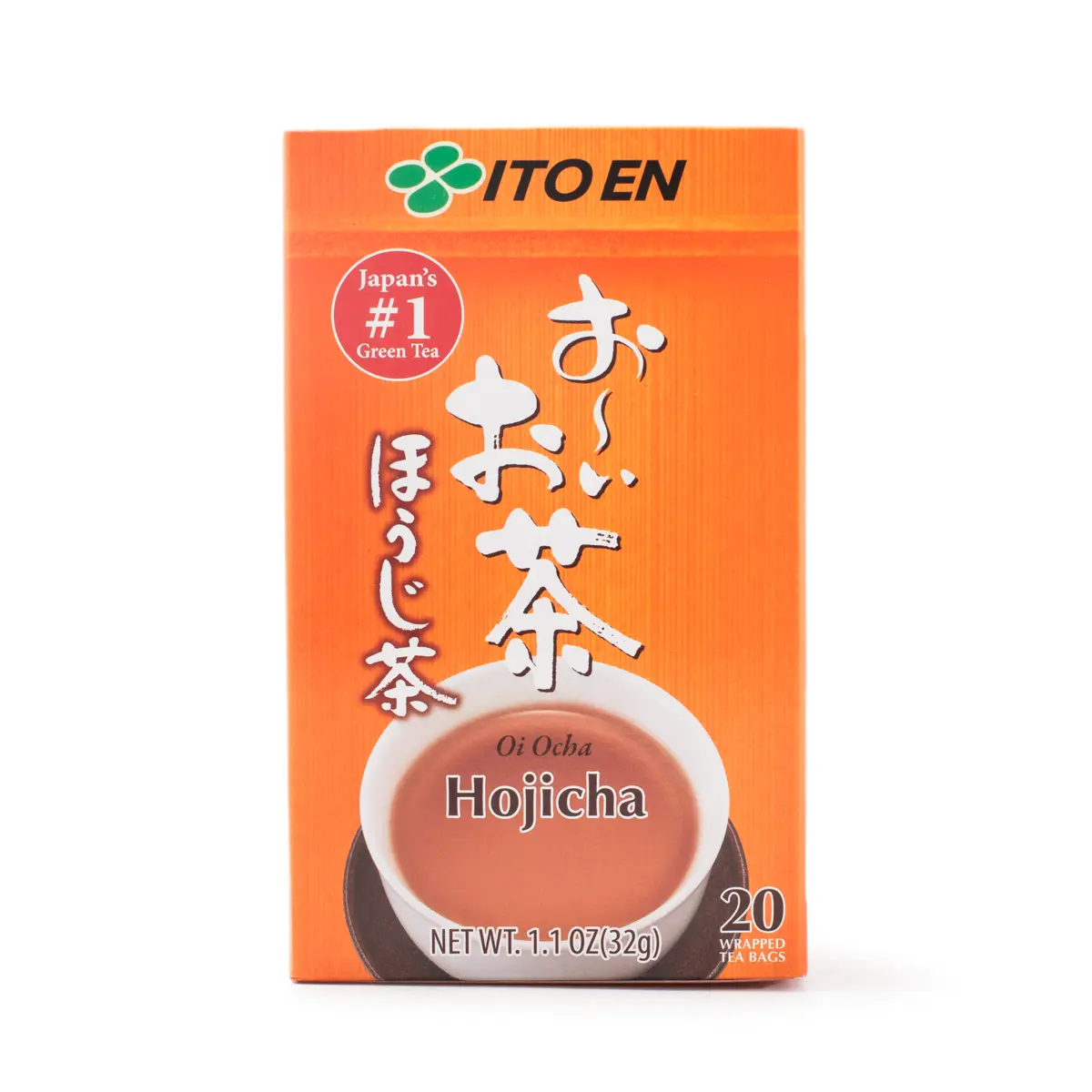 Itoen Oi Ocha Hojicha Tea Bags, 20 Bags, 1.1 oz Itoen Oi Ocha Hojicha Tea Bags, 20 Bags, 1.1 oz
