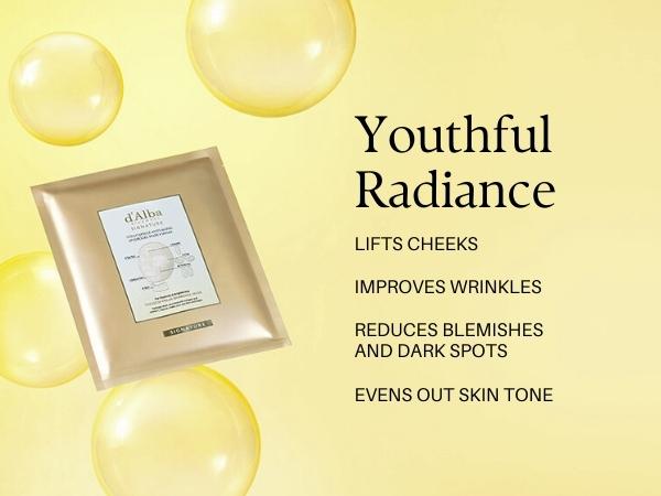 [OFFICIAL d'Alba] [Set] 5 Step Glow Mode On (Day & Night Care) l  l Even Out Skin & Reduce Dark Spots l Simplify Your Skincare with All-In-One Vitamin Routine l Spray Serum + Toner + Serum + Cream + Hydrogel Mask