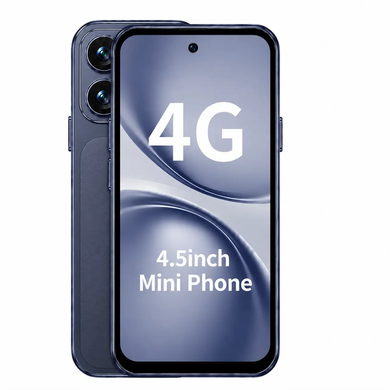 Unlocked 4G Mini Android Smartphone, 4.5in Android 10, 2GB+16GB, Dual SIM, GPS, WiFi, Bluetooth, Face Unlock, 2000mAh Battery, Entertainment Device for Kids