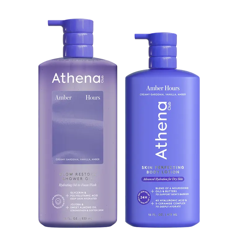 Amber Hours | Shower Oil and Lotion Duo