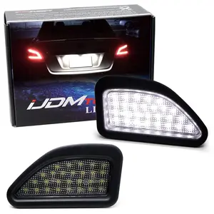 iJDMTOY 3W Full LED License Plate Light Kit For 1993-2001 Nissan Altima, Powered By 18-Piece Xenon White LED Diodes