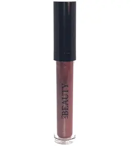 MOCHA Dark Brown Shimmer Lip Gloss for Natural Volume and Glow Lipstick Makeup Applicator Blend Glossy Lip Care