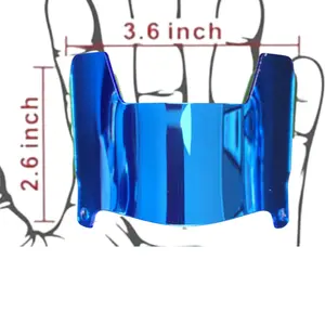 Mirror Miniature Football Helmet Visor Accessory Upgrade