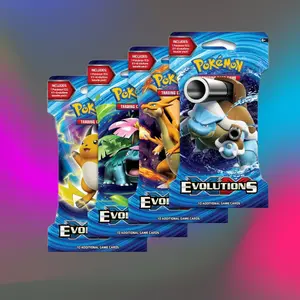 XY Evolution Sleeved Booster Pack Art Set