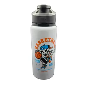 Basketball Stainless Steel 20 oz Water Bottle