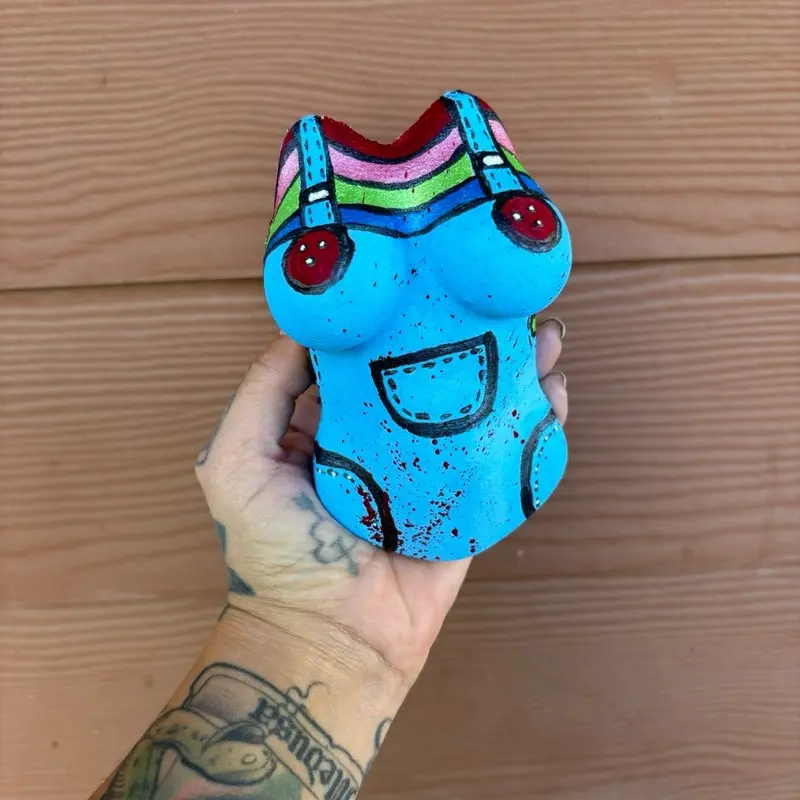 Halloween Chucky Baddie Bath Bomb- Blue Raspberry