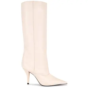 Schutz x REVOLVE Rudy Boot in Pearl Leather & Suede