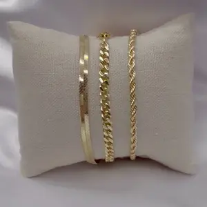 3-Piece Gold Bracelet Stack